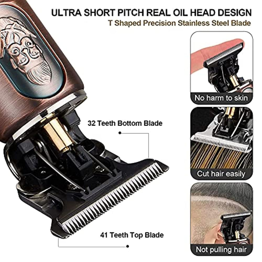 Styling Tools barber tools Hair Clippers LED Display T Blade