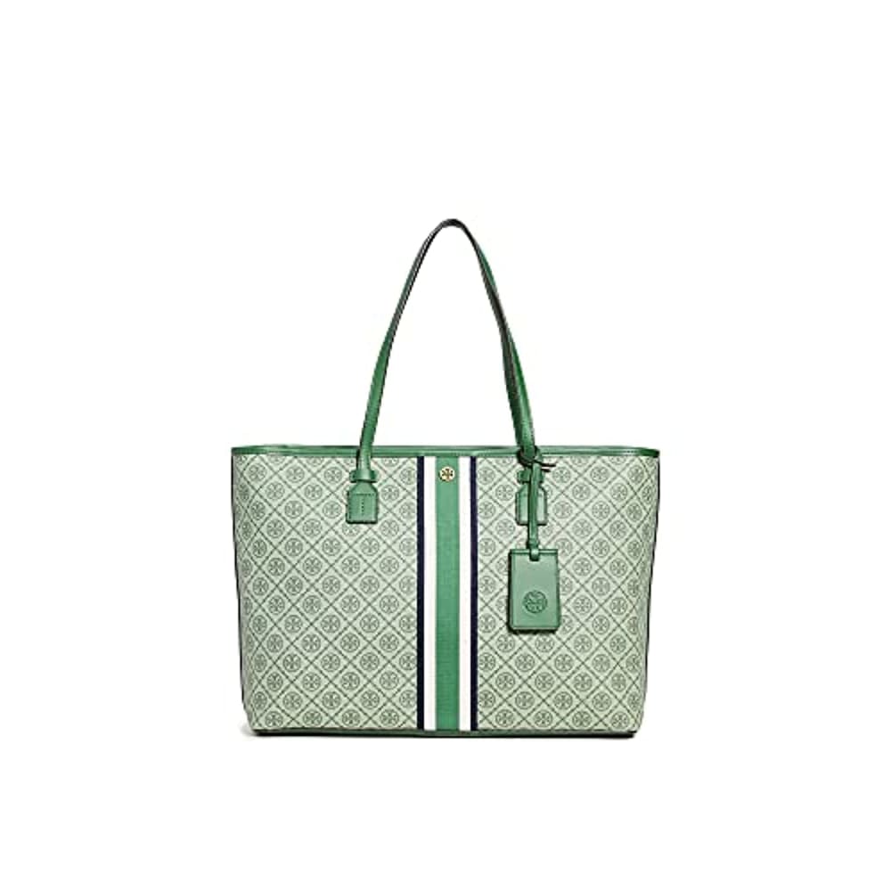 Tory Burch Women’s T Monogram Coated Canvas Tote - Back to 