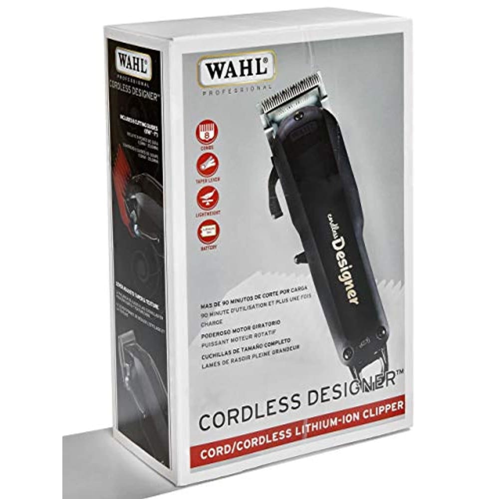 Wahl Professional - Cordless Designer Clipper with 90+ 