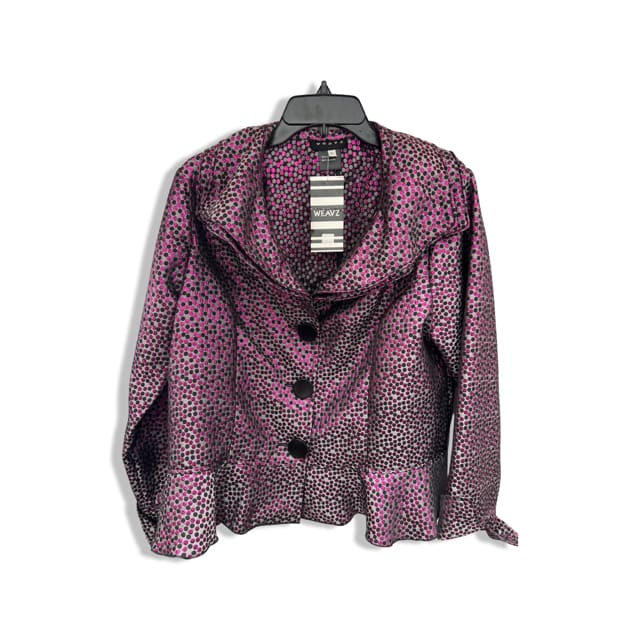 Weavz Women Metallic Jacket - L/XLarge / purple and black