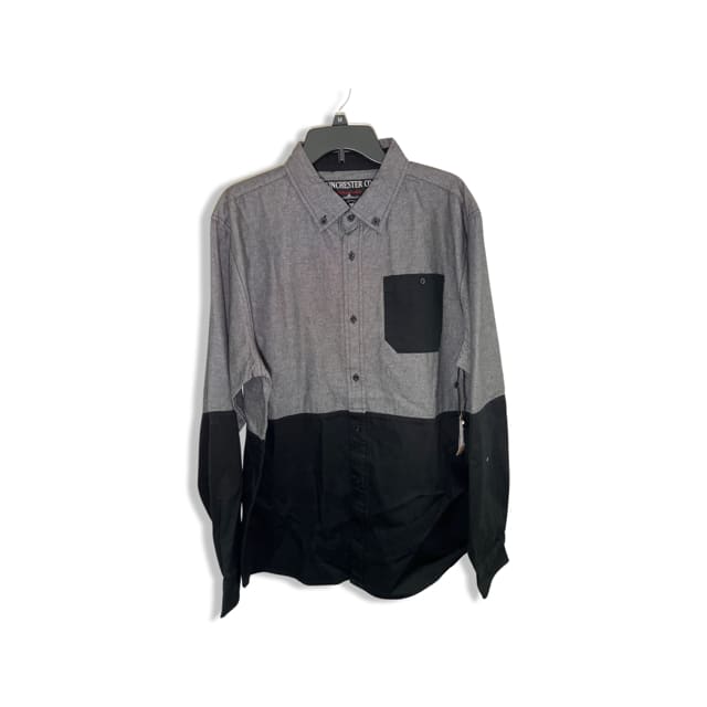 Winchester Co. Button Down Shirt - medium / gray