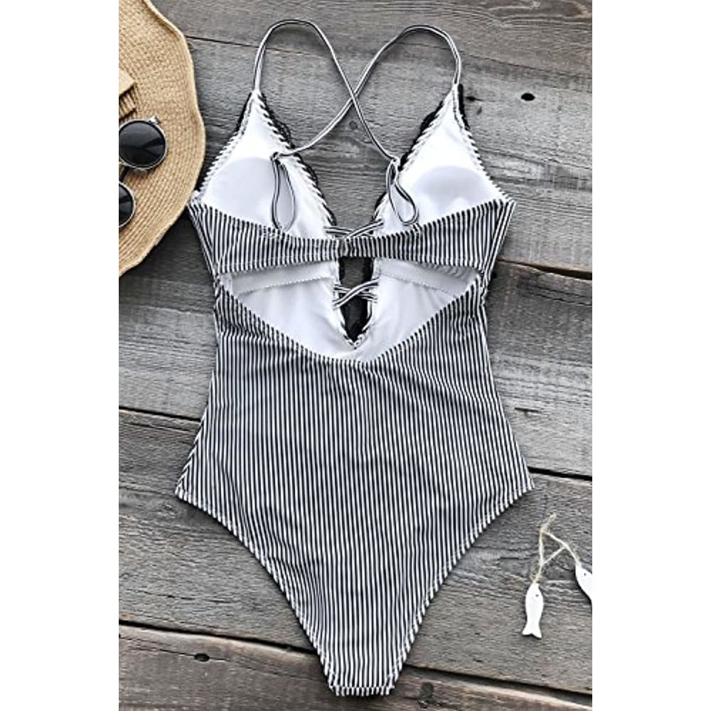 Women’s Ladies Vintage Lace Bikini Sets Beach Swimwear 