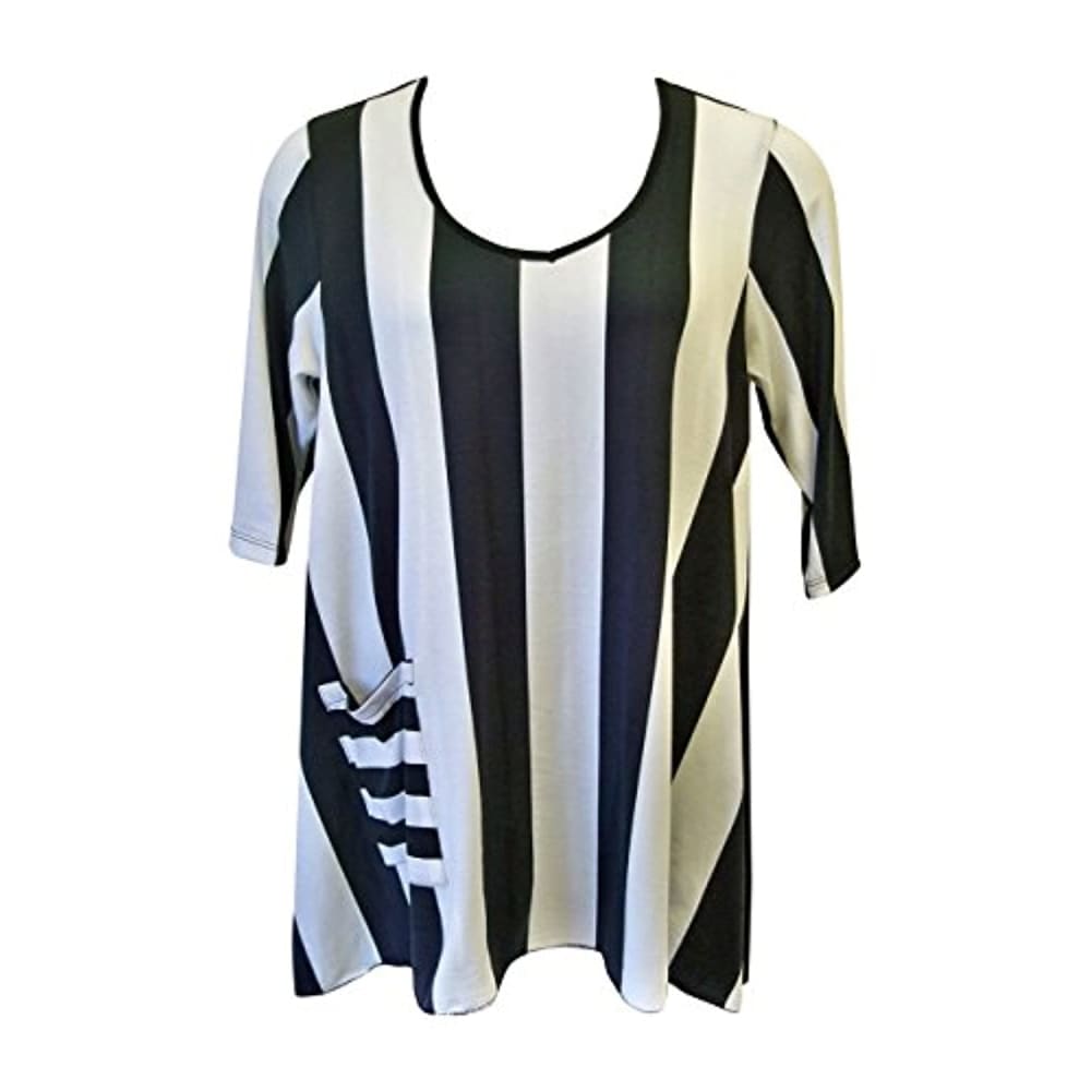 Women’s Striped Pocket Tunic Plus Size - Back to results